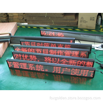 P7.62 Single Color for Advertising LED Sign Board